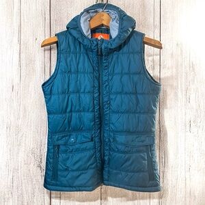 Merrell Select Dry Thinsulate Teal Blur Hooded Vest - S/P